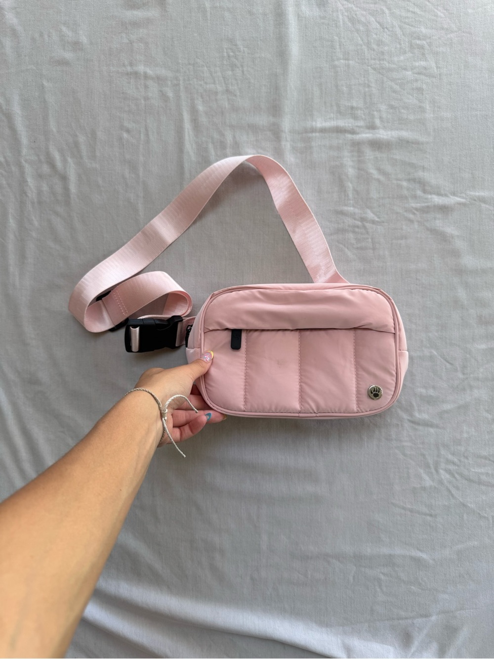 Pink Crossbody Belt Bag - Bearpaw